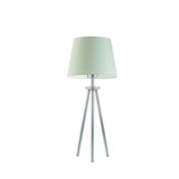 Lampka BERGEN abażur miętowy stelaż stal szczotkowana