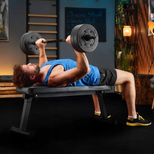 Gryf prosty pełny stalowy sztanga 120 cm 25 mm zaciski Trex Sport na Arena.pl