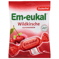 em-eukal wildkirsche dzika wiśnia cukierki bez cukru 75 g