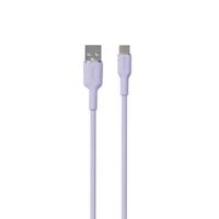 kabel przewód usb-a - usb-c 1.5m - fioletowy