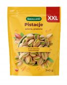 Pistacje prażone solone Bakalland XXL 340g świeże duże naturalne PREMIUM