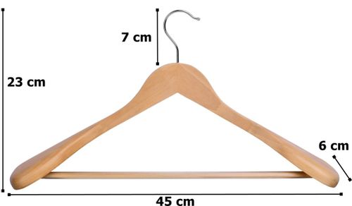 Wieszak drewniany na płaszcze 1 sztuka na Arena.pl