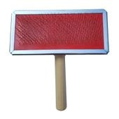 Duża miekka szczotka pudlówka do wyczesywania podszerstka sierści dla kota