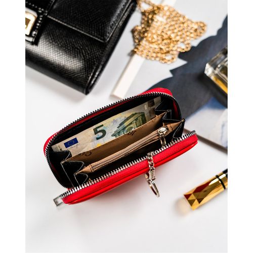 portfel damski w typie piórnika ze skóry ekologicznej - 4u cavaldi na Arena.pl