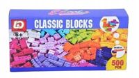 KLOCKI KONSTRUKCYJNE Classic Blocks ZESTAW 500 SZTUK kolorowe DLA DZIECI