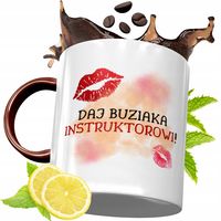 Kubek Bordowy Dla Instruktora Na Urodziny Prezent Z Nadrukiem Ze Zdjęciem