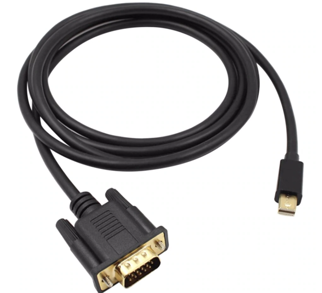 Kabel mini Dp DisplayPort do VGA 1.8m zdjęcie 1