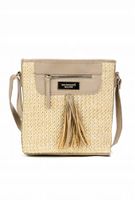 Monnari - torebka listonoszka koszyk chwost beżowy BAG2420