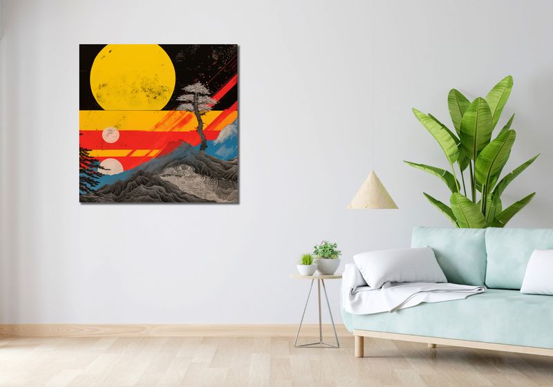 Obraz 90x90cm Górska Przemiana zdjęcie 2