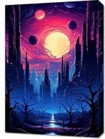 Obraz 50x70cm Gwieździste Miasto