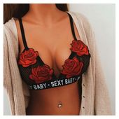 ozdobny top red roses m