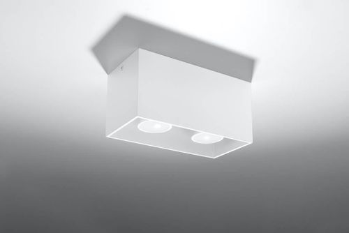 Plafon LAMPA sufitowa SL.0380 natynkowa OPRAWA prostokątna downlight biała na Arena.pl
