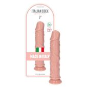 realistyczne cieliste dildo z przyssawką 18 cm