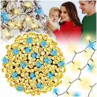 LAMPKI CHOINKOWE ŚWIATEŁKA 1000 LED ŚWIĄTECZNE FLESZ Z EFEKTEM FLASH 68 m