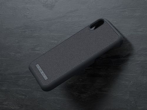 Materiałowe etui do iPhone XR (Dark Grey) na Arena.pl