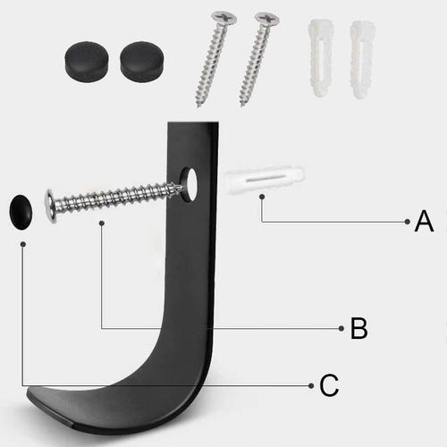 WIESZAK UCHWYT NA RĘCZNIKI OBROTOWY ŁAZIENKOWY ŚCIENNY CZARNY 5 RAMION LOFT na Arena.pl