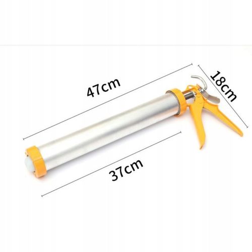 Wyciskacz pistolet do silikonu akrylu mas 380ml - 600ml (kiełbasa) na Arena.pl