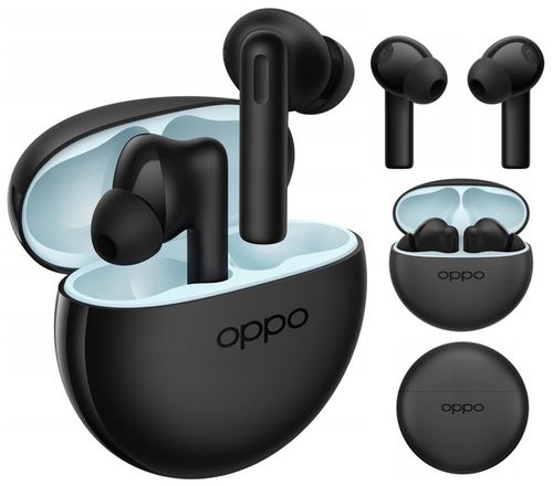 CZARNE SŁUCHAWKI DOKANAŁOWE OPPO Enco Buds 2 Bluetooth Redukcja szumów na Arena.pl
