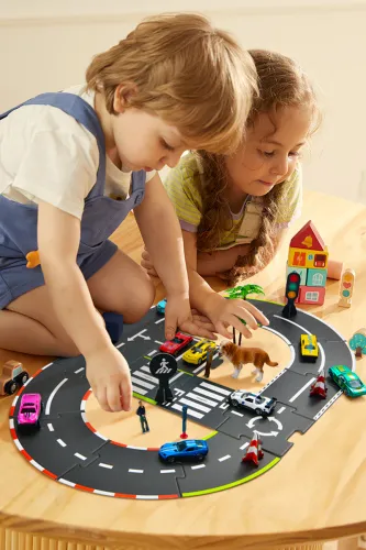 Puzzle Tor wyścigowy (38 el.) – Mideer na Arena.pl