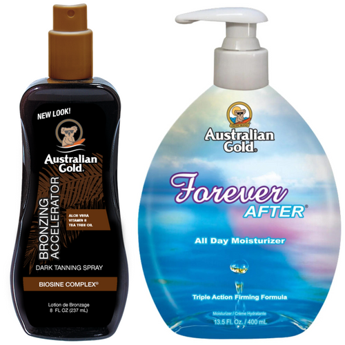 Australian Gold Dark Tanning Accelerator Spray Gel + Forever After na Arena.pl