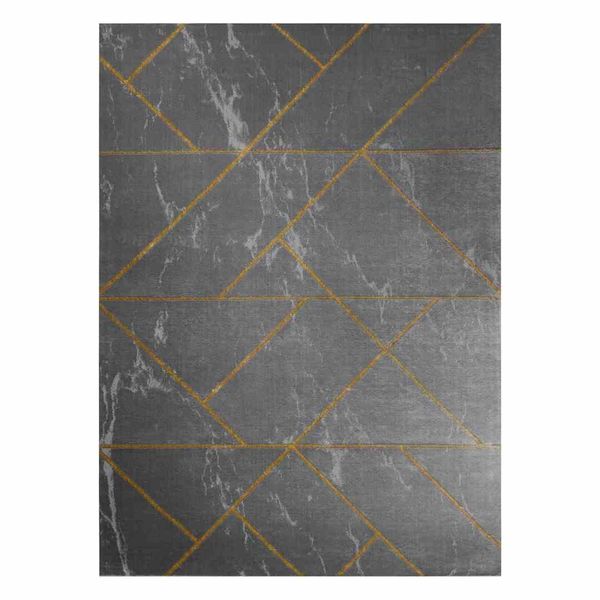 RUG/LU/ESTEMA/MARBLEGEO/GRAPHITE+GOLD/80x150 zdjęcie 1