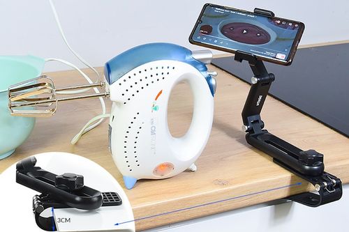 SAMOCHODOWY UCHWYT NA TELEFON NA OSŁONĘ PRZECIWSŁONECZNĄ DO AUTA REGULOWANY na Arena.pl