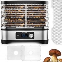 SUSZARKA SPOŻYWCZA DO GRZYBÓW OWOCÓW WARZYW ZIOŁ 14,4L DUŻY ZESTAW 6 SIT