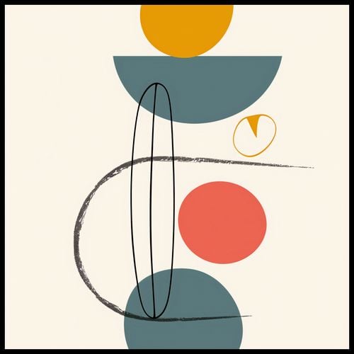 Plakat 70x70cm Równe Kompozycje na Arena.pl