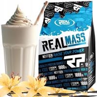GAINER NA MASE białko węglowodany Waniliowy REAL PHARM Real Mass 1000g