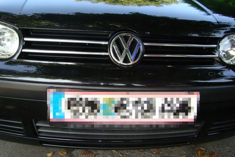 VW GOLF IV 4 - Listwy CHROM GRILL atrapa Tuning zdjęcie 6