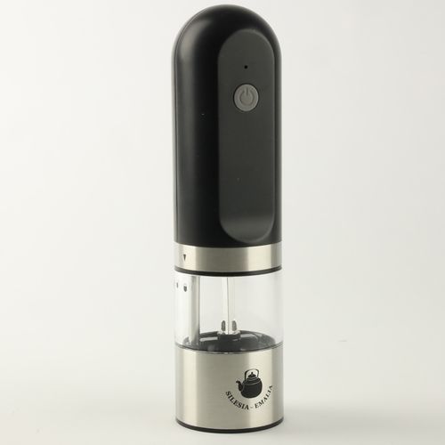 MŁYNEK ELEKTRYCZNY DO MIELENIA CZARNY PRZYPRAW SOLI PIEPRZU PRZYPRAW NA USB na Arena.pl