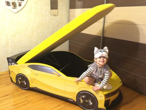 Łóżko AUTO samochód – Mebelev UNO Golden na Arena.pl