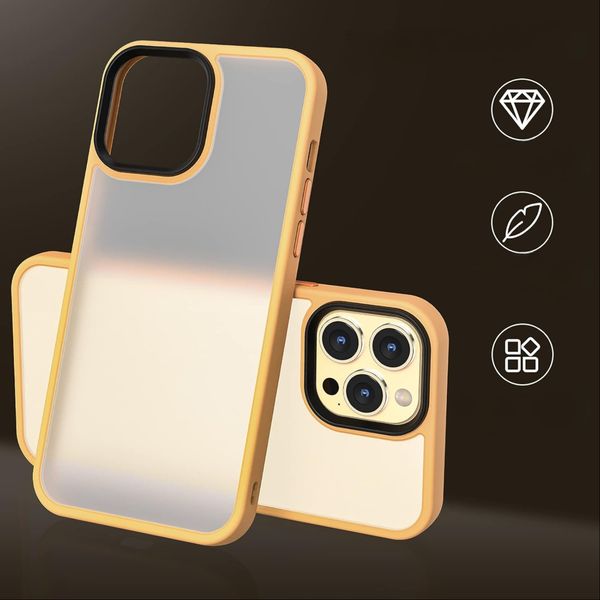 MATEPRO Etui Ochronne do iPhone 13 Pro Max Pomarańczowe zdjęcie 2