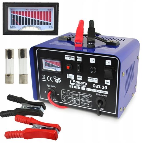 PROSTOWNIK Z FUNKCJĄ SZYBKIEGO ŁADOWANIA 30-250 Ah DO AKUMULUATORÓW AUTA na Arena.pl