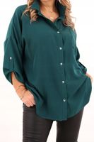 Koszula damska elegancka POLSKI PRODUKT duże rozmiary luźna oversize długa