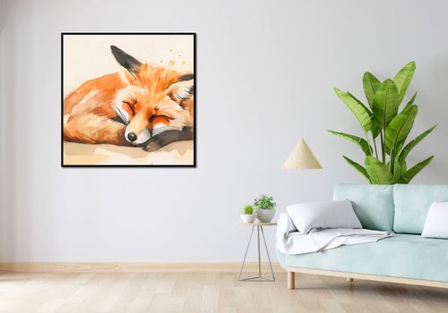 Plakat 100x100cm Akwarelowa Sielanka na Arena.pl