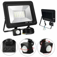 HALOGEN NAŚWIETLACZ LED 20W SLIM CZUJNIK RUCHU