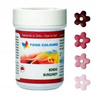 BARWNIK SPOŻYWCZY W ŻELU - 35g - BORDO BYRGUNDY