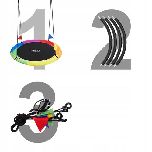 WYTRZYMAŁA HUŚTAWKA DLA DZIECI MOCNA DUŻA DZIECIĘCA BOCIANIE GNIAZDO L na Arena.pl