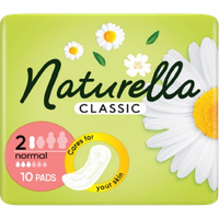 NATURELLA Classic Podpaski Normal  1 op - 10 sztuk