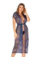 narzutka peniuar erotyczny obsessive flowlace s/m