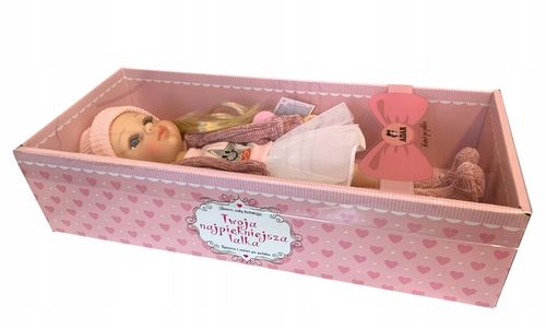 ŚLICZNA LALKA W PUDEŁKU BOBAS MÓWI ŚPIEWA+AKCESORIA na Arena.pl