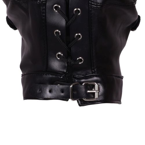 Blindfolded Mask with Breathable Ball Gag - Black na Arena.pl