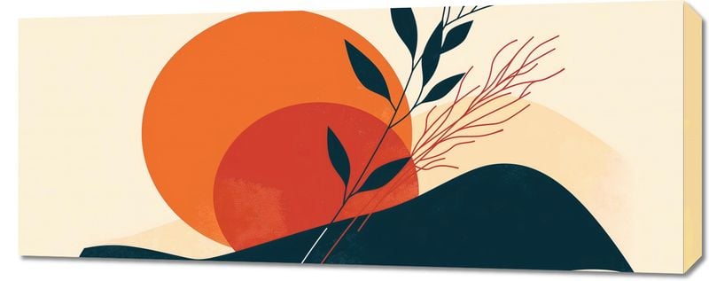 Obraz 100x40cm Zmierzch w Ciszy zdjęcie 1