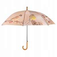 Parasolka z nadrukiem zimowych ptaków 120 cm DUŻA, DLA WIELBICIELA PTAKÓW