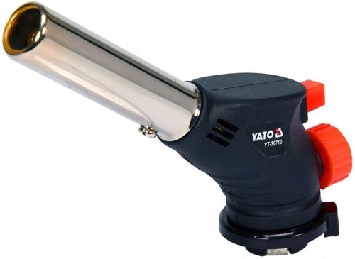 YATO PALNIK GAZOWY PIEZO 360° ZŁĄCZE EN417 + 4 KARTUSZE GAZOWE 400ML na Arena.pl