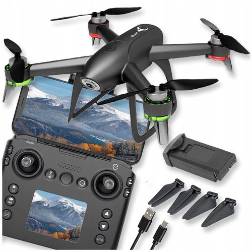 DRON WIFI KAMERA RC ZABAWKA ZDALNIE STEROWANY 2,4GHZ FPV LED HD DWIE KAMERY na Arena.pl