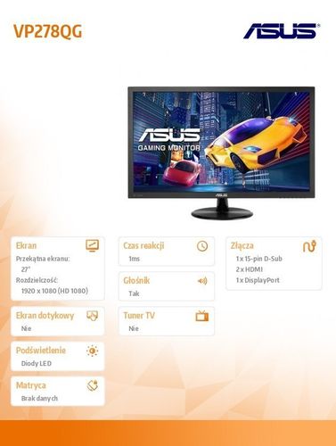 Monitor 27 VP278QG na Arena.pl