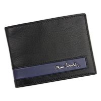Portfel męski skórzany PIERRE CARDIN CB TILAK26 8806 RFID Czarno niebieski