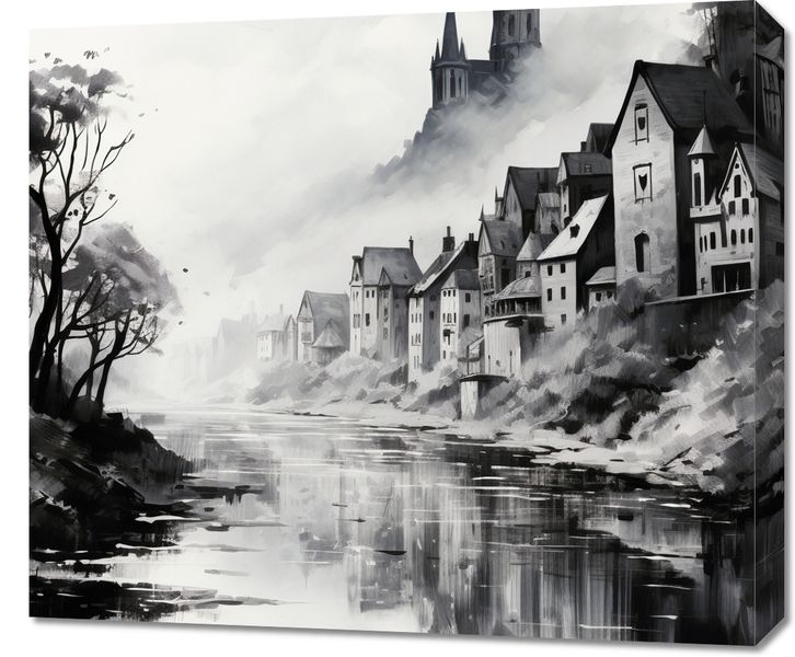 Obraz 70x60cm Mglisty Refleks zdjęcie 1